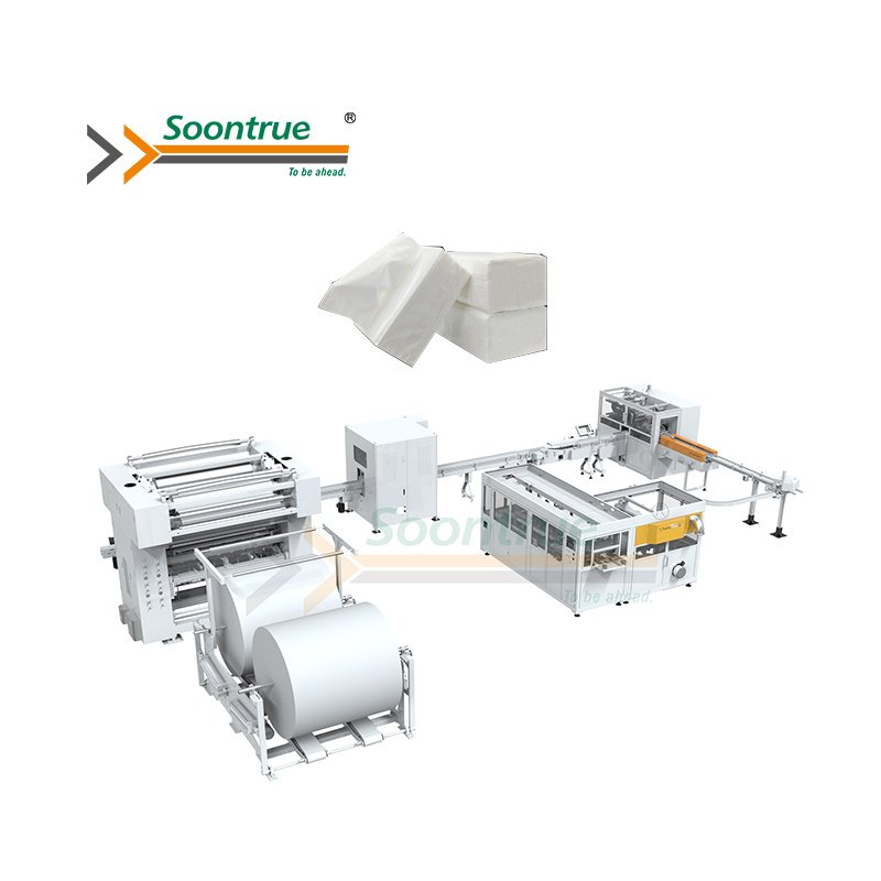 Auto Baby Tissue and Paper Towel Bag Making Machine Production Line